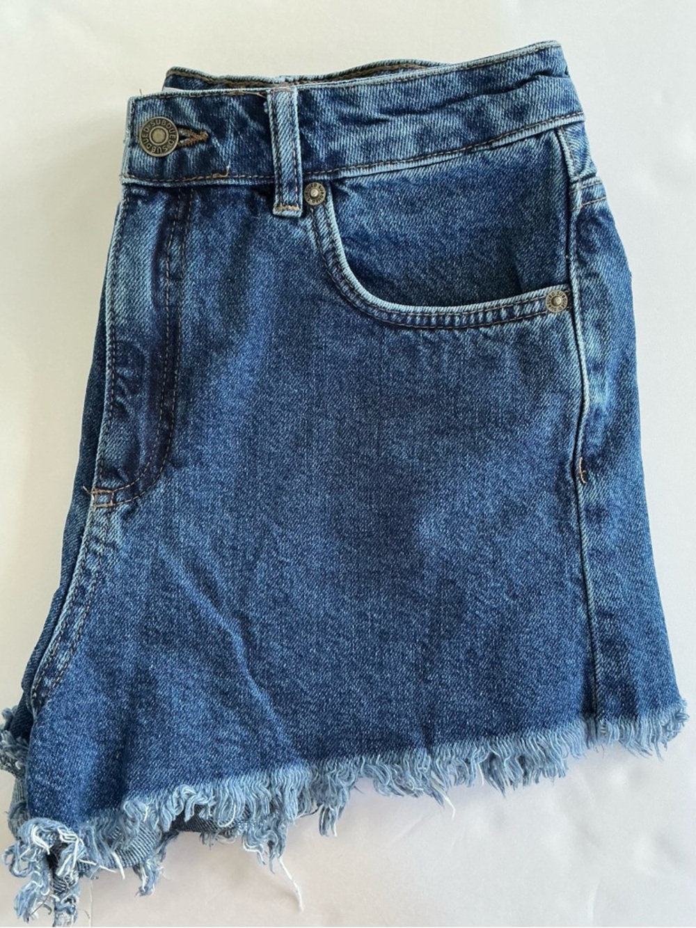 Vintage Crop Low Rise Deming Short - Picture 4 of 7